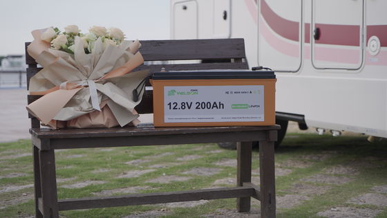 12.8V 100ah 200ah Lifepo4 बोट बैटरी कैंपर सोलर एनर्जी स्टोरेज 12 वोल्ट मरीन Rv बैटरी